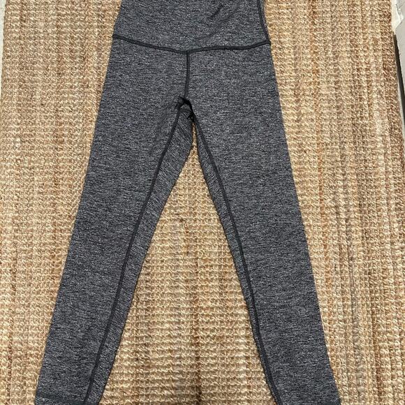 Lululemon wunder under high rise leggings - heathered black - Picture 3 of 6